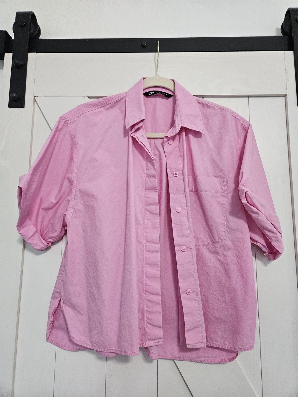 Classic Pink Button-Down Men's Shirt